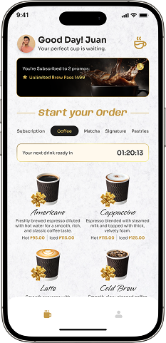 Limitless App Mockup - Mobile Size